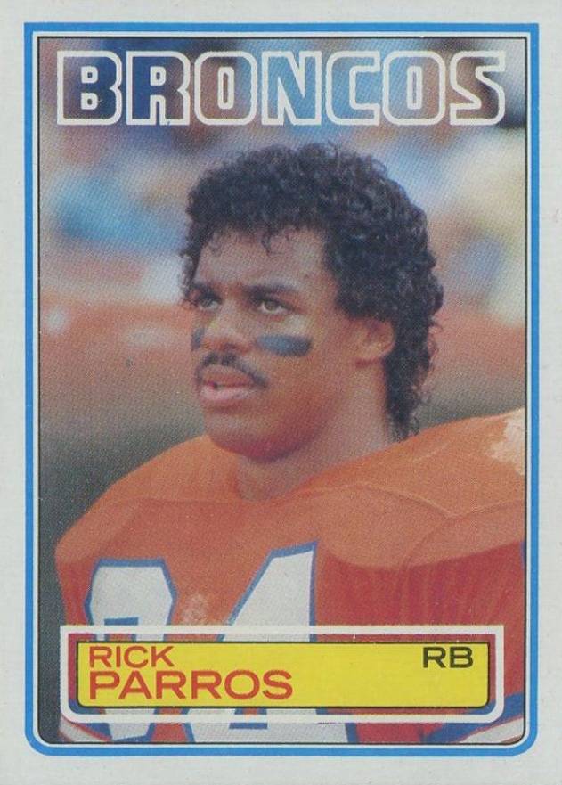 1983 Topps Rick Parros #266 Football Card
