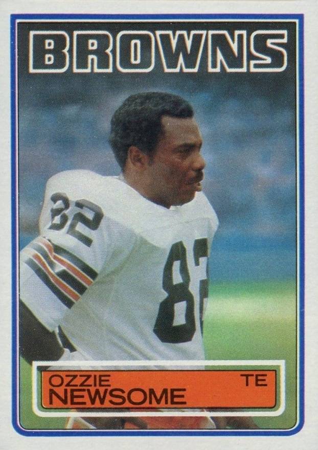 1983 Topps Ozzie Newsome #254 Football Card