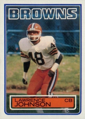 1983 Topps Lawrence Johnson #251 Football Card