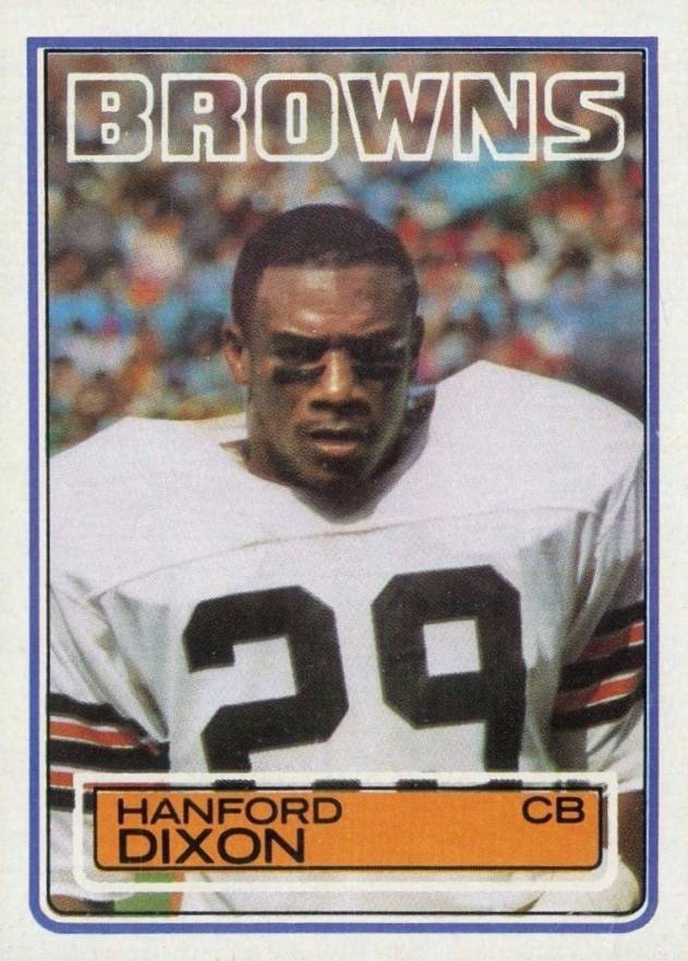 1983 Topps Hanford Dixon #249 Football Card