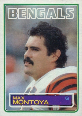 1983 Topps Max Montoya #239 Football Card