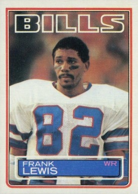 1983 Topps Frank Lewis #226 Football Card