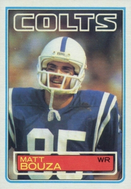 1983 Topps Matt Bouza #209 Football Card