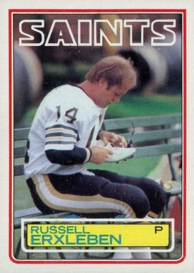 1983 Topps Russell Erxleben #112 Football Card