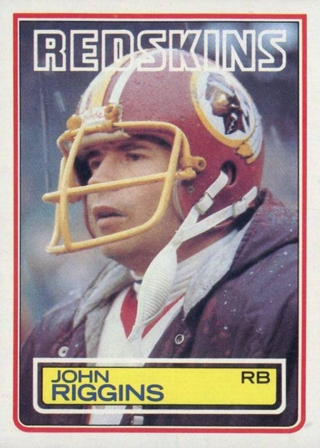 1983 Topps John Riggins #198 Football Card