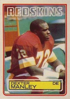 1983 Topps Dexter Manley #191 Football Card