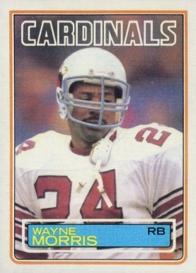 1983 Topps Wayne Morris #159 Football Card