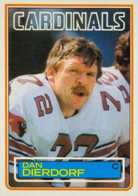 1983 Topps Dan Dierdorf #155 Football Card