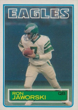 1983 Topps Ron Jaworski #142 Football Card
