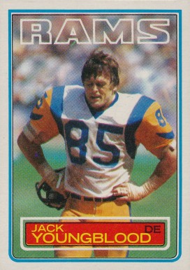 1983 Topps Jack Youngblood #96 Football Card