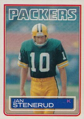 1983 Topps Jan Stenerud #85 Football Card