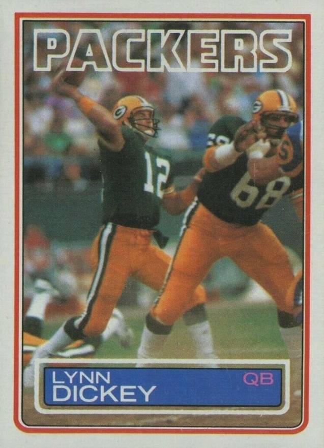 1983 Topps Lynn Dickey #77 Football Card