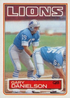 1983 Topps Gary Danielson #61 Football Card