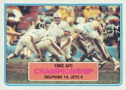 1983 Topps AFC Championship #11 Football Card