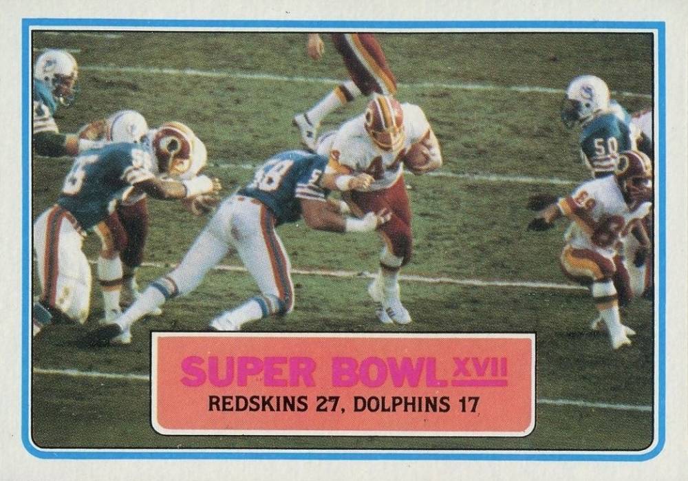 1983 Topps Super Bowl Xvii #12 Football Card