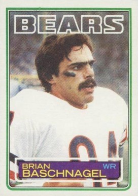 1983 Topps Brian Baschnagel #29 Football Card