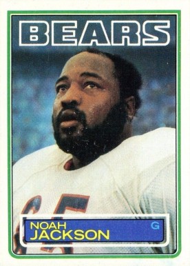 1983 Topps Noah Jackson #32 Football Card