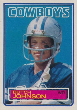 1983 Topps Butch Johnson #48 Football Card