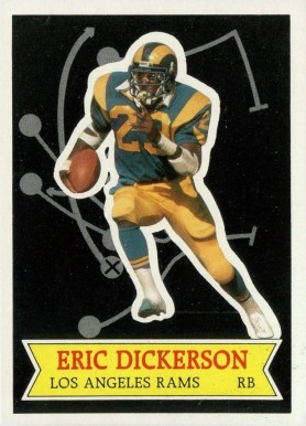 1984 Topps Glossy Glossy Send-in Eric Dickerson #7 Football Card