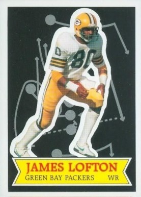 1984 Topps Glossy Glossy Send-in James Lofton #18 Football Card