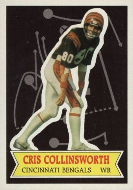 1984 Topps Glossy Glossy Send-in Cris Collinsworth #19 Football Card