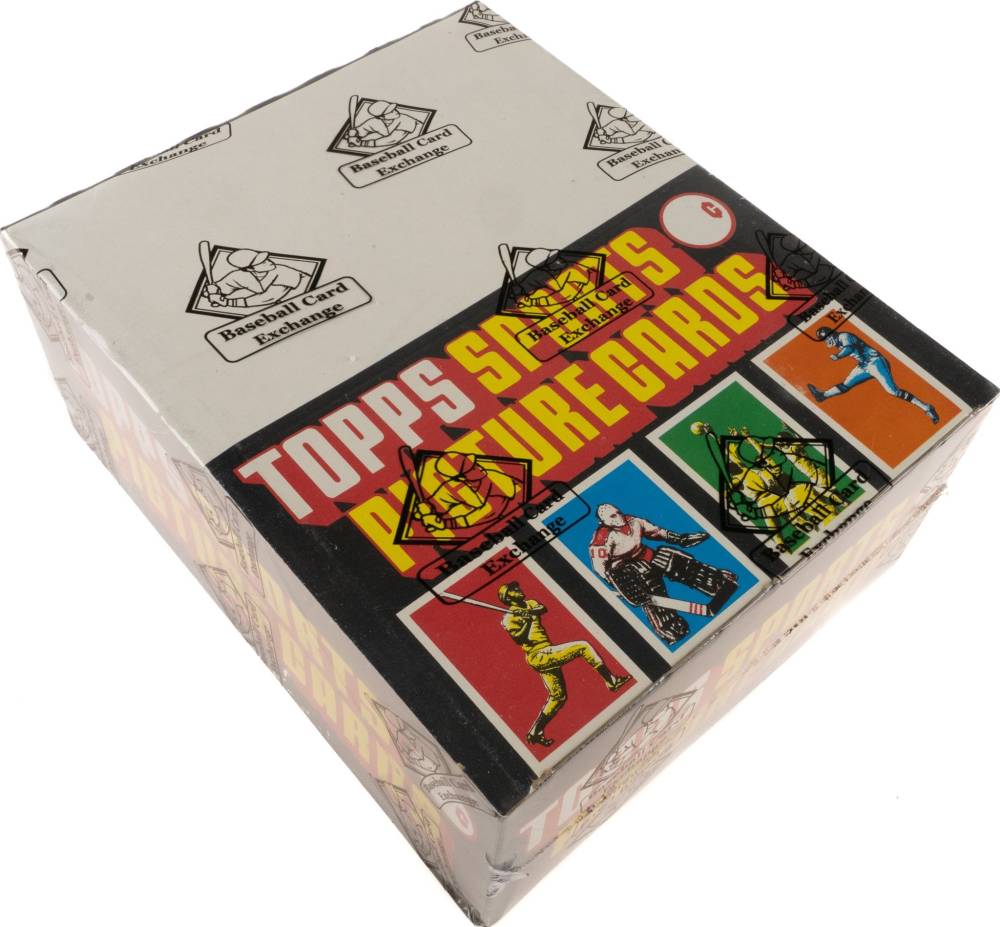 1984 Topps Rack Pack Box #RPB Football Card