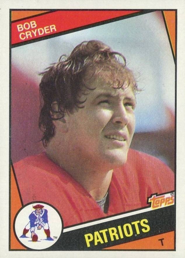 1984 Topps Bob Cryder #135 Football Card