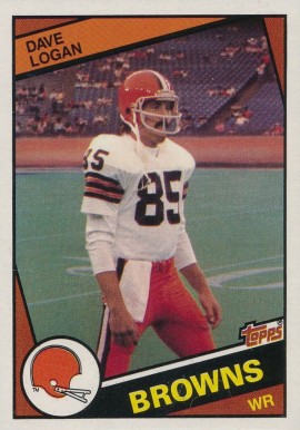 1984 Topps Dave Logan #55 Football Card