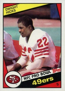 1984 Topps Dwight Hicks #356 Football Card