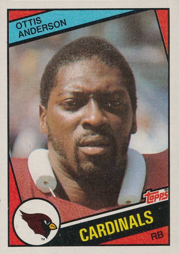 1984 Topps Ottis Anderson #338 Football Card