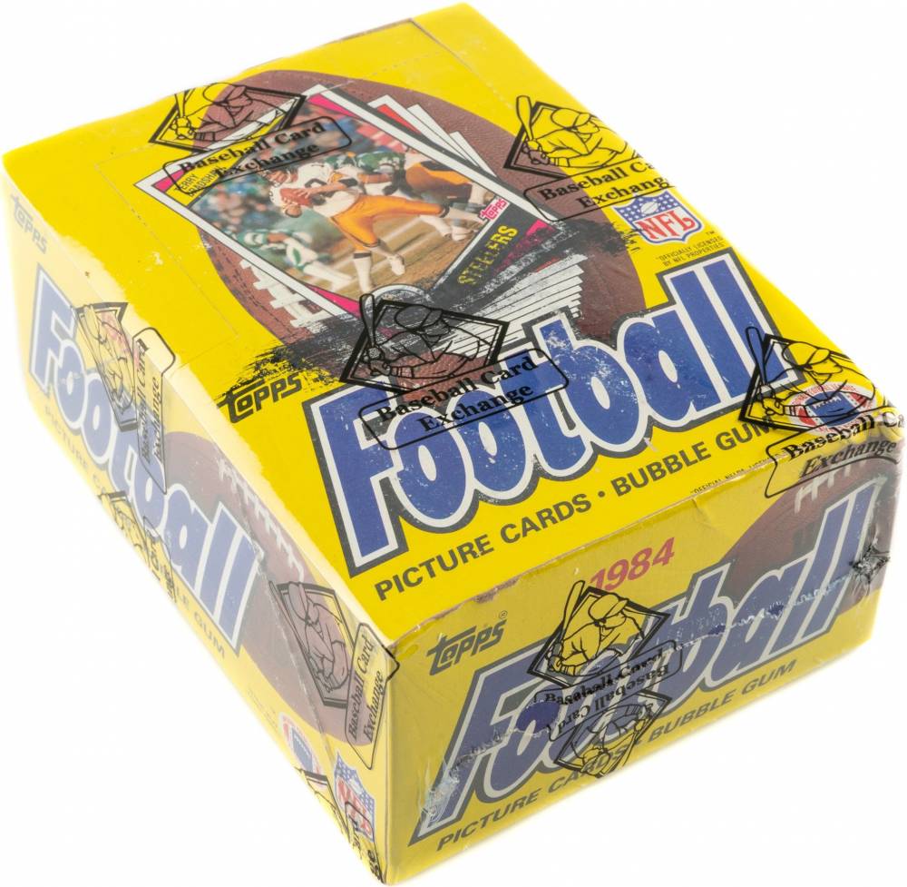 1984 Topps Wax Pack Box #WPB Football Card