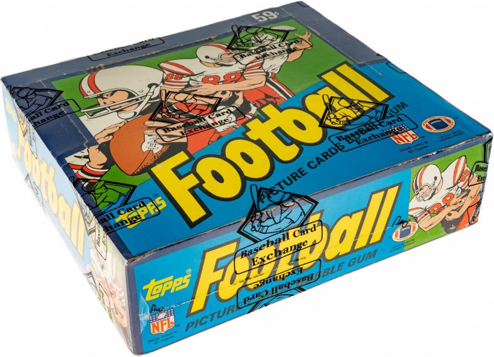 1984 Topps Cello Pack Box #CPB Football Card