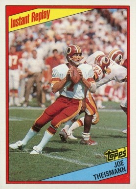 1984 Topps Joe Theismann #391 Football Card