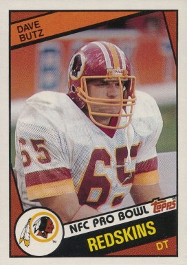 1984 Topps Dave Butz #379 Football Card