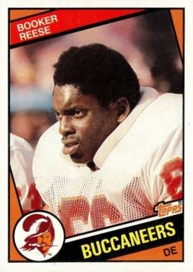 1984 Topps Booker Reese #370 Football Card