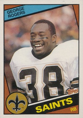 1984 Topps George Rogers #305 Football Card