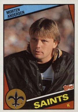 1984 Topps Morten Andersen #300 Football Card