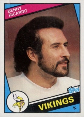 1984 Topps Benny Ricardo #296 Football Card