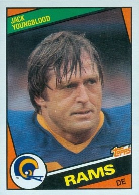 1984 Topps Jack Youngblood #287 Football Card