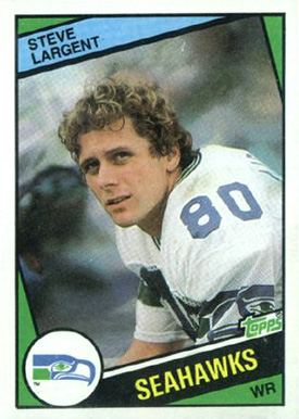 1984 Topps Steve Largent #196 Football Card