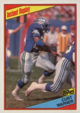 1984 Topps Curt Warner #199 Football Card