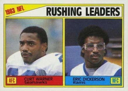 1984 Topps Rushing Leaders #204 Football Card