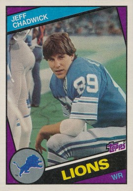 1984 Topps Jeff Chadwick #251 Football Card