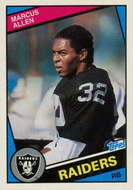 1984 Topps Marcus Allen #98 Football Card