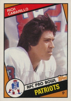 1984 Topps Rich Camarillo #132 Football Card