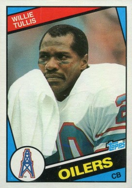 1984 Topps Willie Tullis #83 Football Card