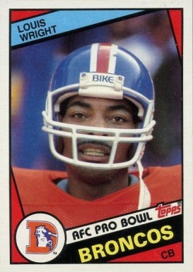 1984 Topps Louis Wright #72 Football Card