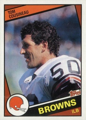 1984 Topps Tom Cousineau #50 Football Card
