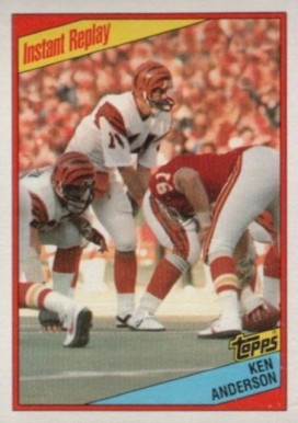 1984 Topps Ken Anderson (Instant Replay) #35 Football Card