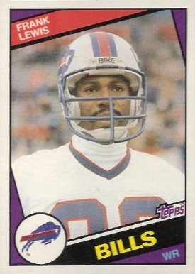 1984 Topps Frank Lewis #27 Football Card